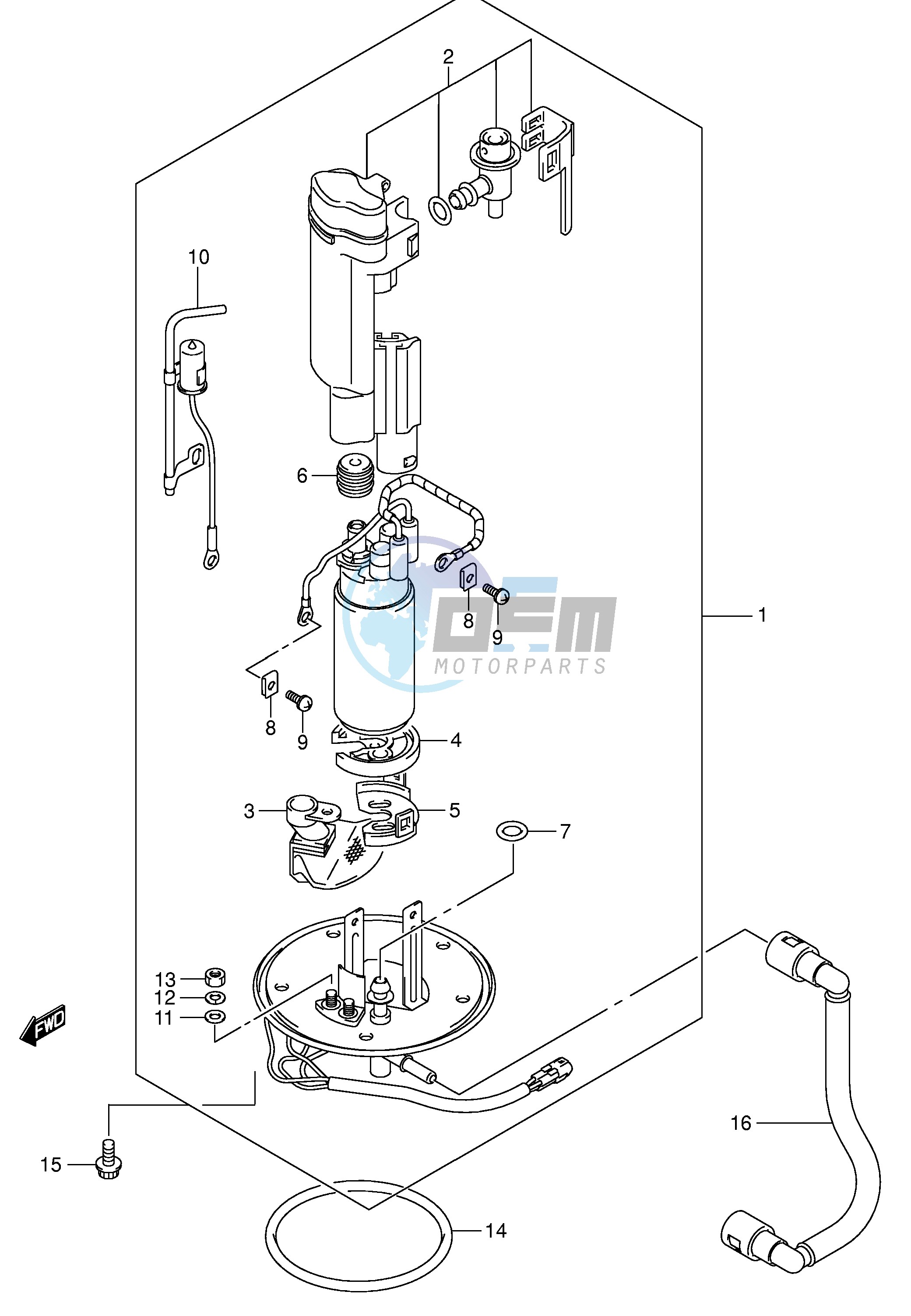 FUEL PUMP (MODEL K3 K4)