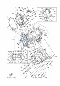 YXZ1000E YXZ1000R (B5JG) drawing CRANKCASE