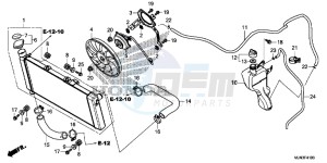 CTX1300AE CTX1300A UK - (E) drawing RADIATOR