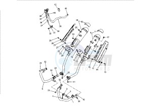 XT X 660 drawing EXHAUST