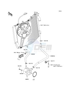 ZX 1400 A [NINJA ZX-14] (A6F-A7FA) A7FA drawing OIL COOLER