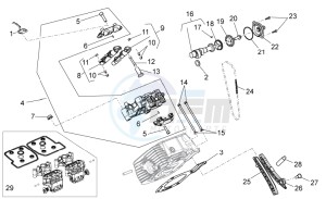 Stelvio 1200 8V STD - NTX drawing RH cylinder timing system (bowl)