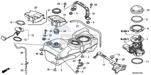 GL1800A SI - (SI) drawing FUEL TANK