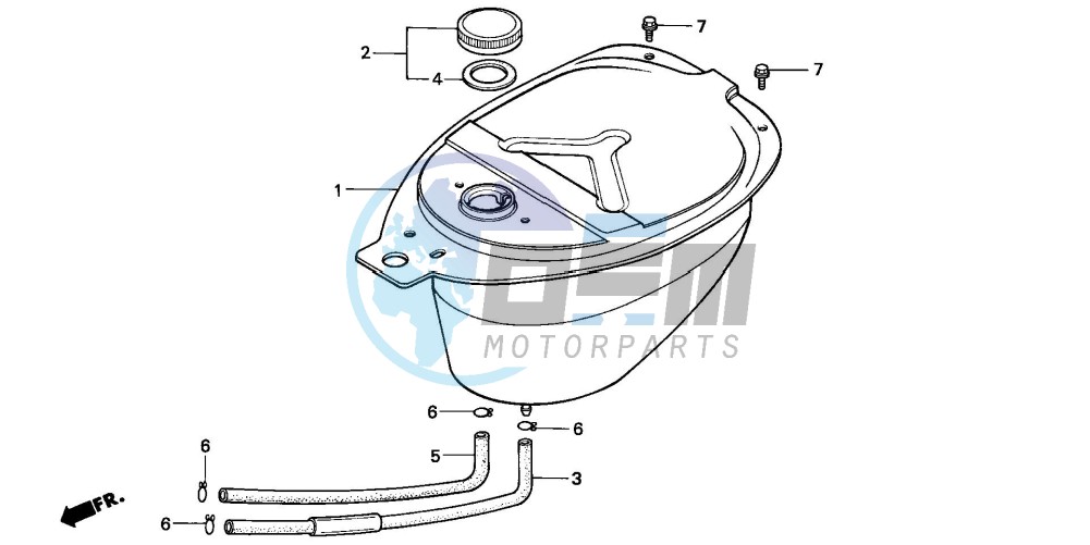 FUEL TANK (C50P/C50T)