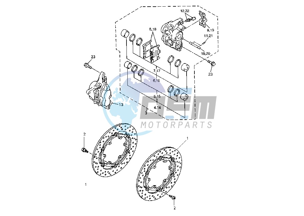 FRONT BRAKE CARRIER