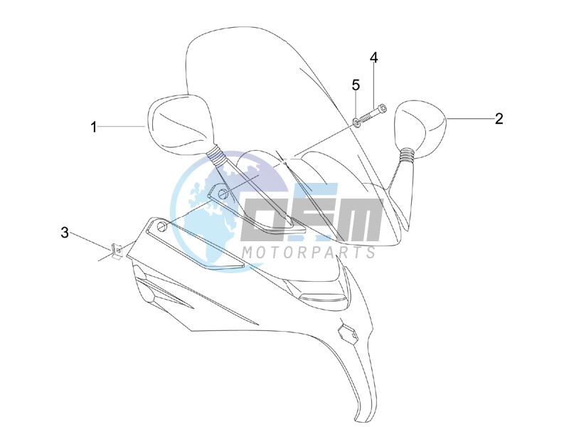 Driving mirror/s