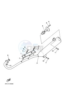 YFM125A YFM125GD GRIZZLY 125 (1PY5 1PY6) drawing EXHAUST