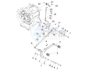 California 1400 Touring ABS USA-CND 1380 drawing Gear lever