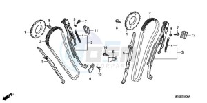 VT750C9 Australia - (U / MK) drawing CAM CHAIN