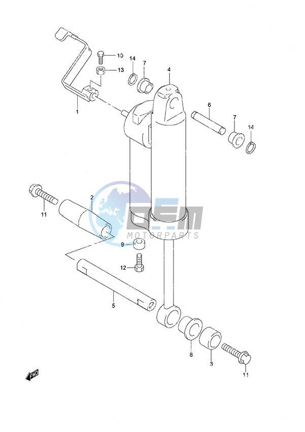 Gas Cylinder Gas Assist Tilt