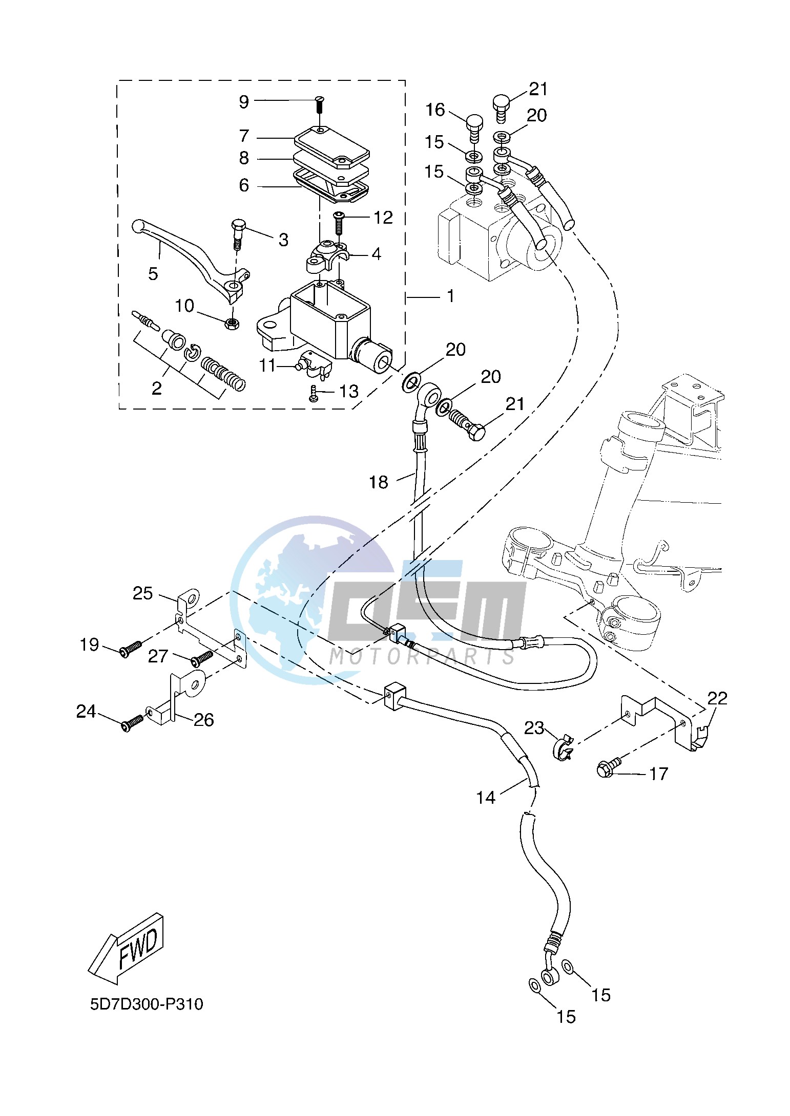 FRONT MASTER CYLINDER