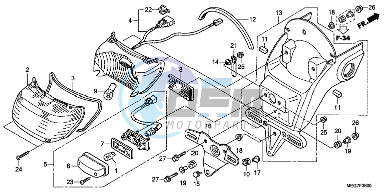 TAILLIGHT (VT750C2B/C2S)