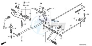 VT750CA9 Europe Direct - (ED / MK) drawing PEDAL (EXCEPT KO)