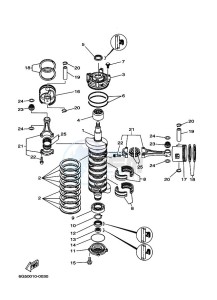 150AETX drawing CRANKSHAFT--PISTON