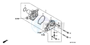 XL700V9 Europe Direct - (ED / SPC) drawing WATER PUMP