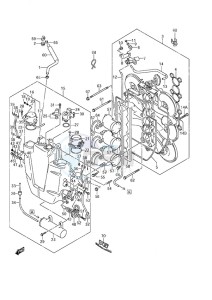 DF 225 drawing Throttle Body