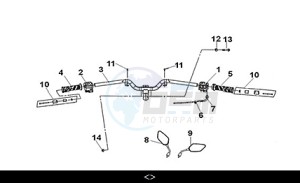 JOYRIDE 300 (LJ30W3-EU) (M3) drawing STRG. HANDLE