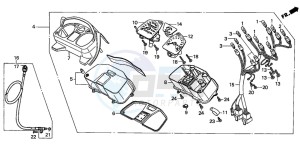 CB500S drawing METER (CB500S)