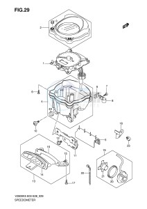 VZ800 (E3-E28) MARAUDER drawing SPEEDOMETER (MODEL K5 K6 K7 K8)