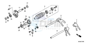 CBF1000FAC drawing GEARSHIFT DRUM