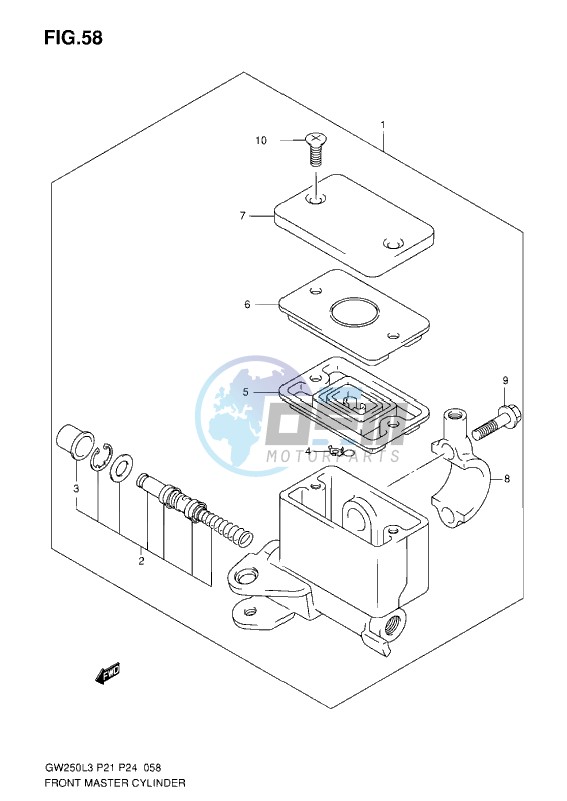 FRONT MASTER CYLINDER