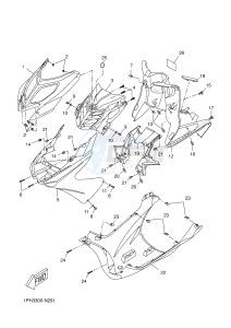 NS50 AEROX R (1PH5 1PH5 1PH5 1PH5 1PH5) drawing LEG SHIELD