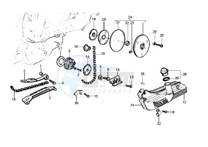 BEVERLY 125-200 drawing Oil pump