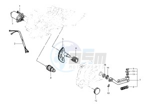 NRG MC3 50 drawing Starting Motor - Starting lever