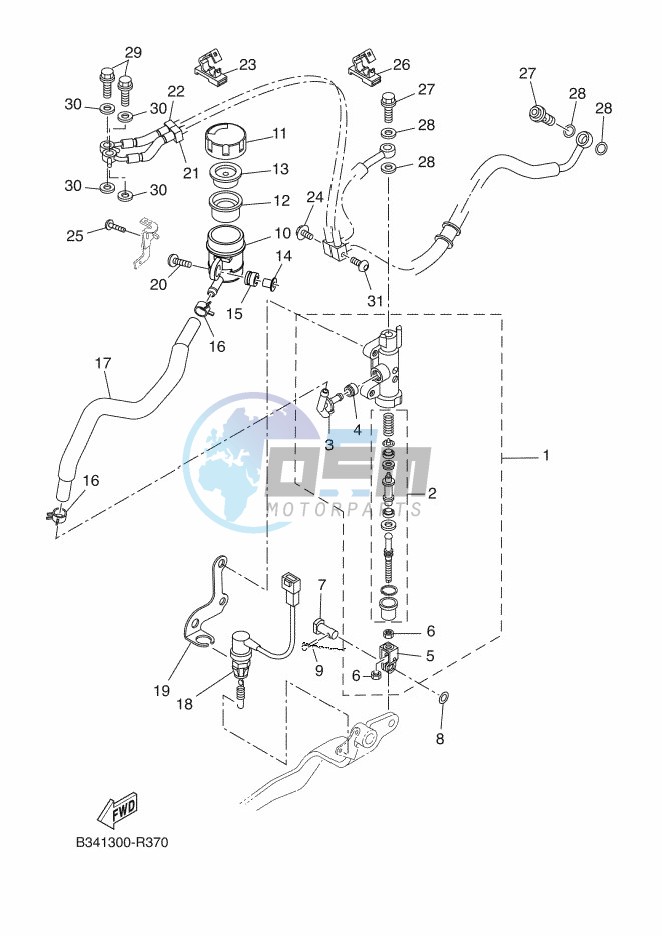 REAR MASTER CYLINDER