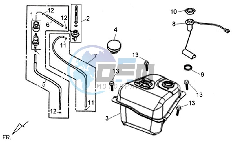 FUEL TANK - FUEL CUT