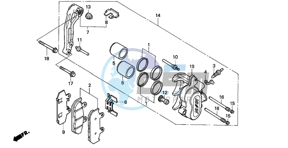 FRONT BRAKE CALIPER (1)