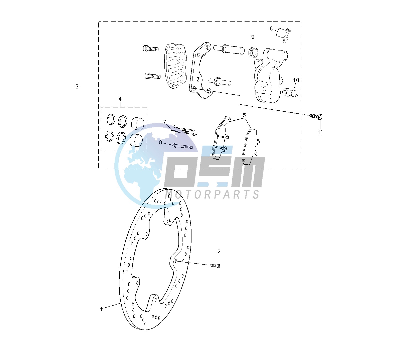 FRONT BRAKE CALIPER