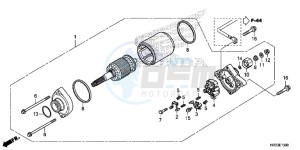 TRX420FM2E TRX420 Europe Direct - (ED) drawing STARTER MOTOR