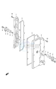 DF 250AP drawing Exhaust Cover