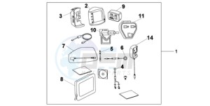 XL1000VA9 UK - (E / ABS MKH) drawing NAVI