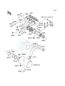 JET_SKI_STX-15F JT1500AFF EU drawing Muffler(s)