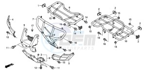 TRX500FM drawing CARRIER