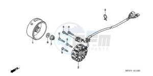 CRF450X9 U drawing GENERATOR