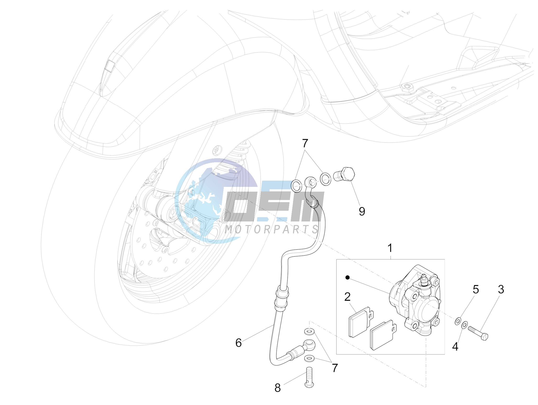 Brakes pipes - Calipers