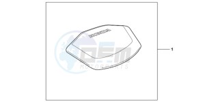 VFR1200XDC drawing TANK PAD