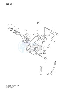 DL1000 (E3-E28) V-Strom drawing WATER PUMP