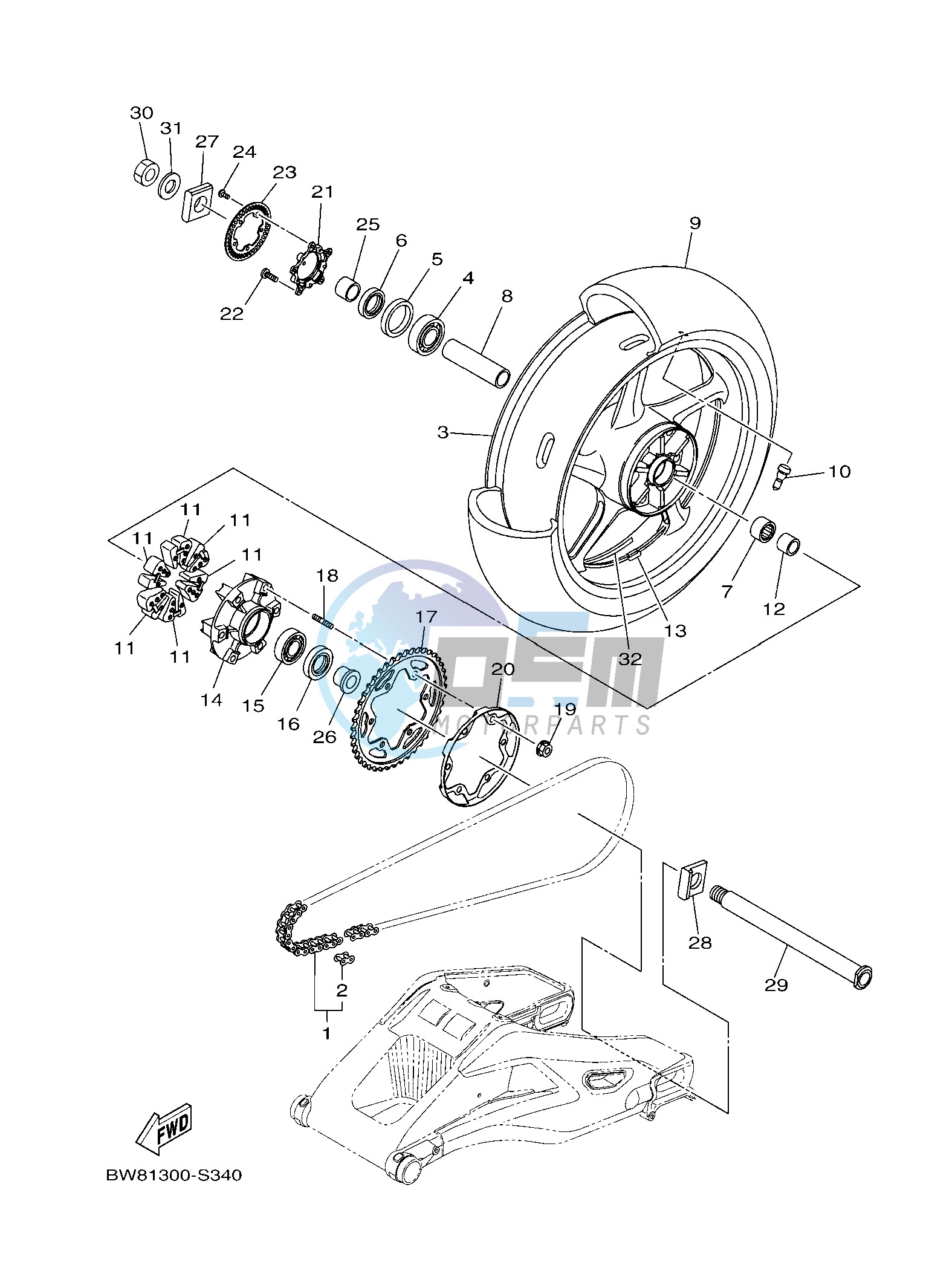 REAR WHEEL