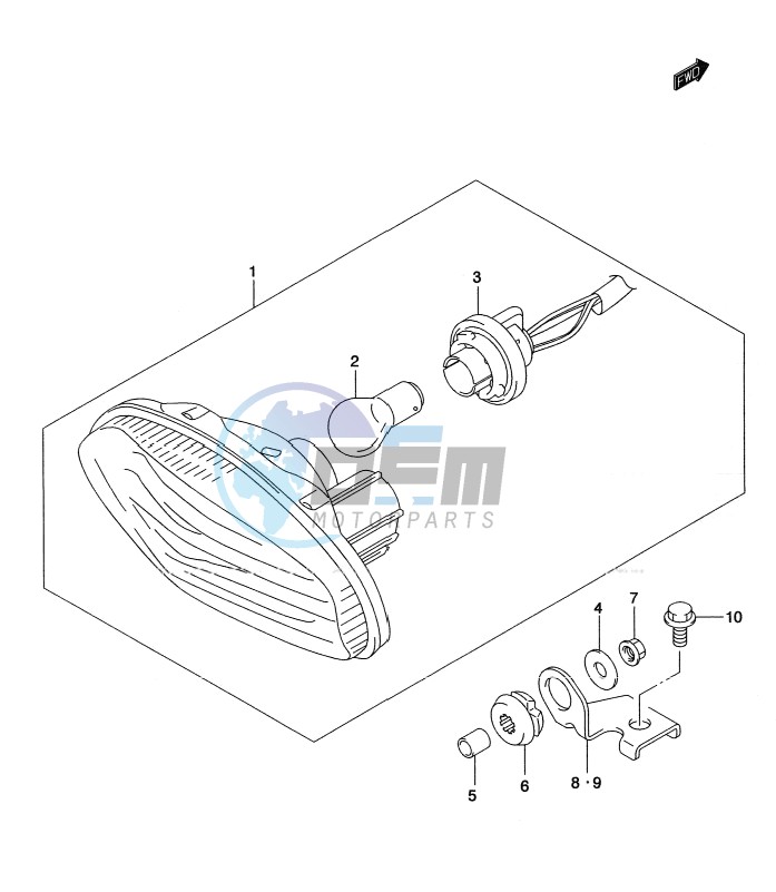 REAR COMBINATION LAMP (LT-A500XL2 P24)