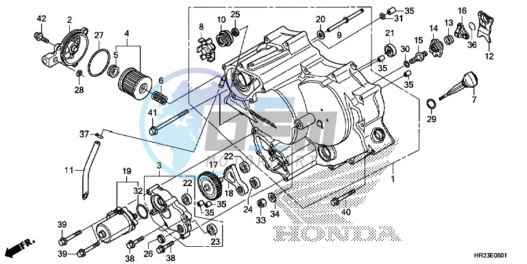 FRONT CRANKCASE COVER (TRX420FE1/FM1/FM2/TE1/TM1)