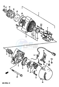 GSX-R750 (J-K-L) drawing ALTERNATOR