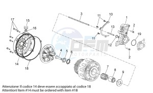 Shiver 750 (AA, JP, K, MAL, T, TW) drawing Clutch I