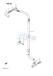 DR125S (E2) drawing FRONT BRAKE HOSE