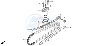 SCV100 LEAD drawing CAM CHAIN/TENSIONER