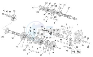 Tuono V4 1100 Factory (EMEA, APAC) (AU, EU, HK, JP, MAL, RC, S, T, TH) drawing Gear box