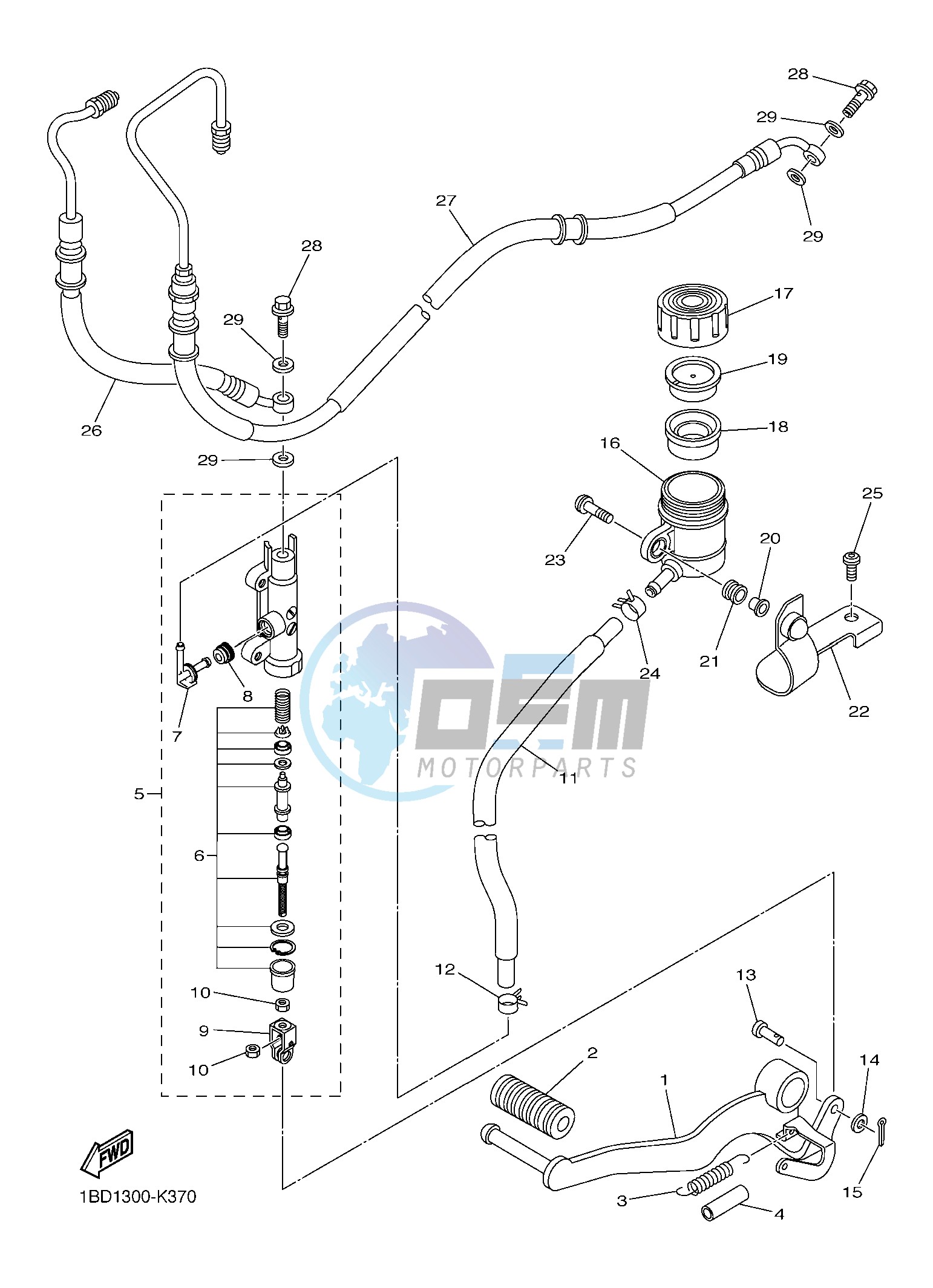 REAR MASTER CYLINDER